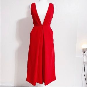 BCBG Jumpsuit red women size 2
